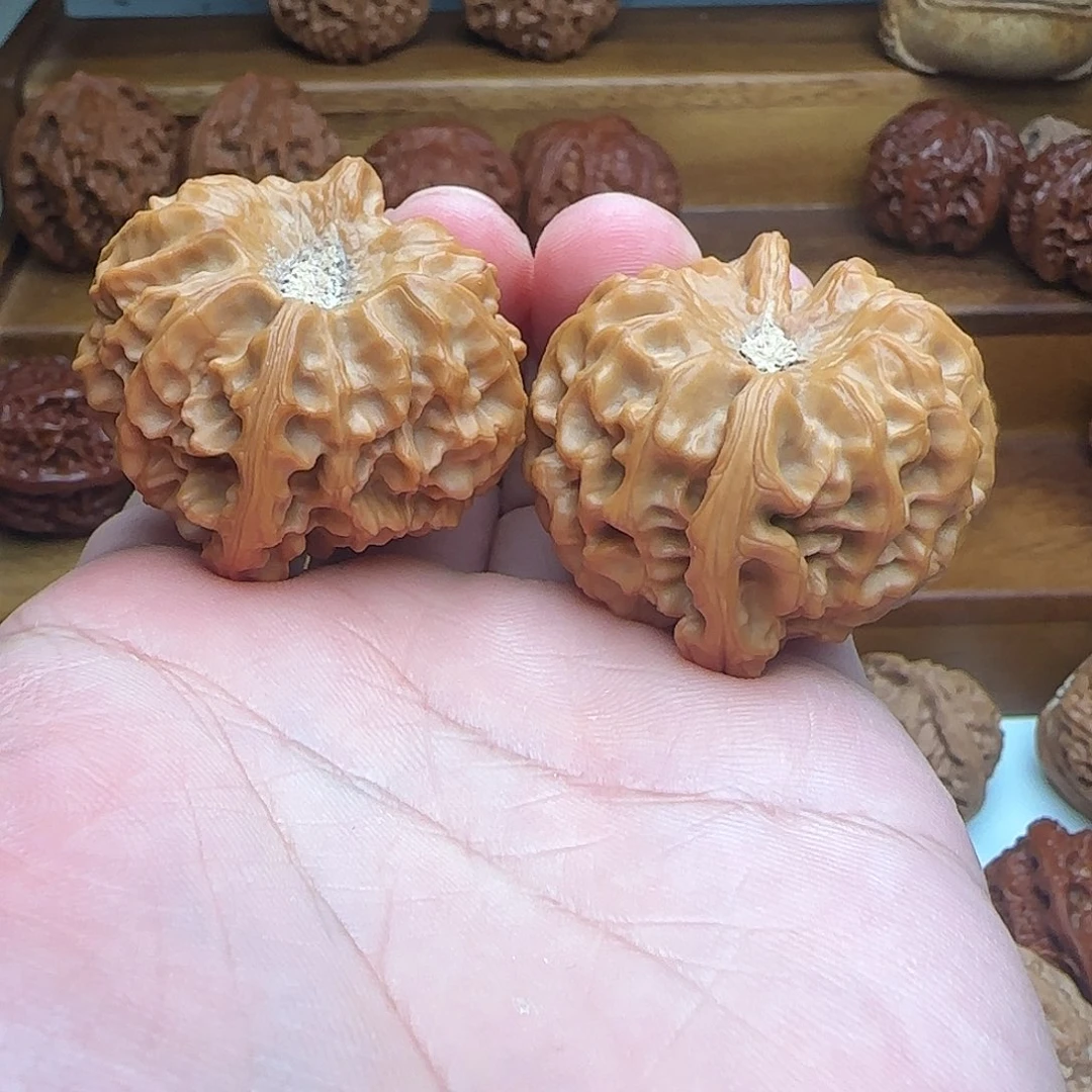 文玩核桃吊坠凹底龙门涧