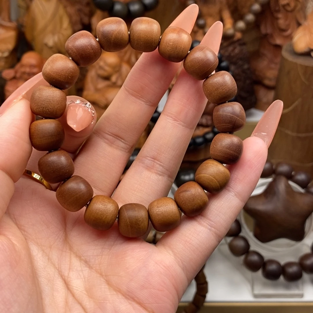 檀香木手串/手链₊****˶迈索尔老山檀红肉10.11奶香瑕