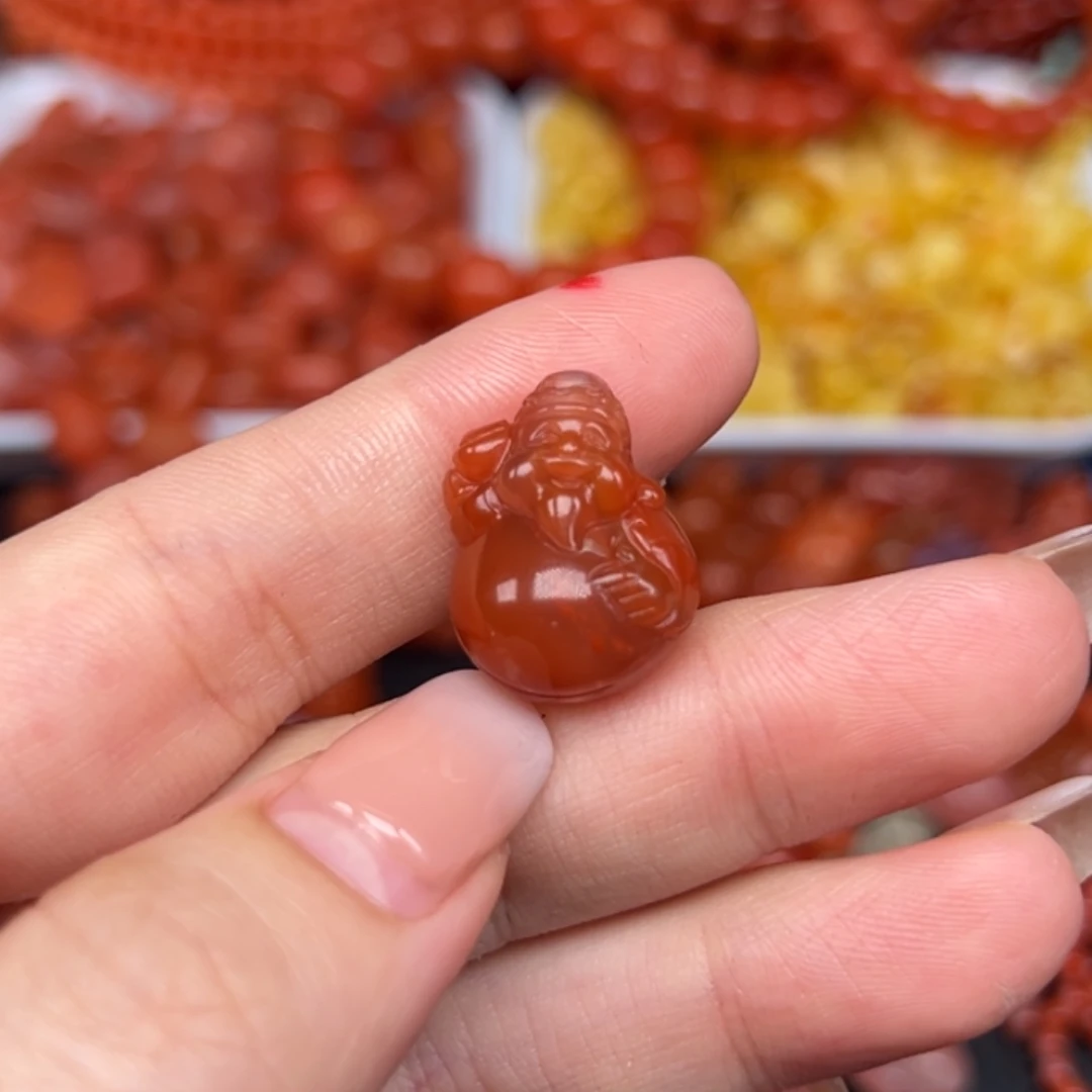 南红玛瑙未镶嵌吊坠(不含链)