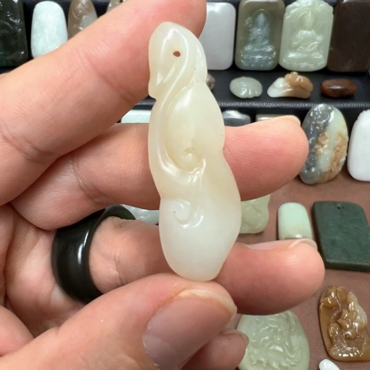 吊坠(不含链)未镶嵌和田玉