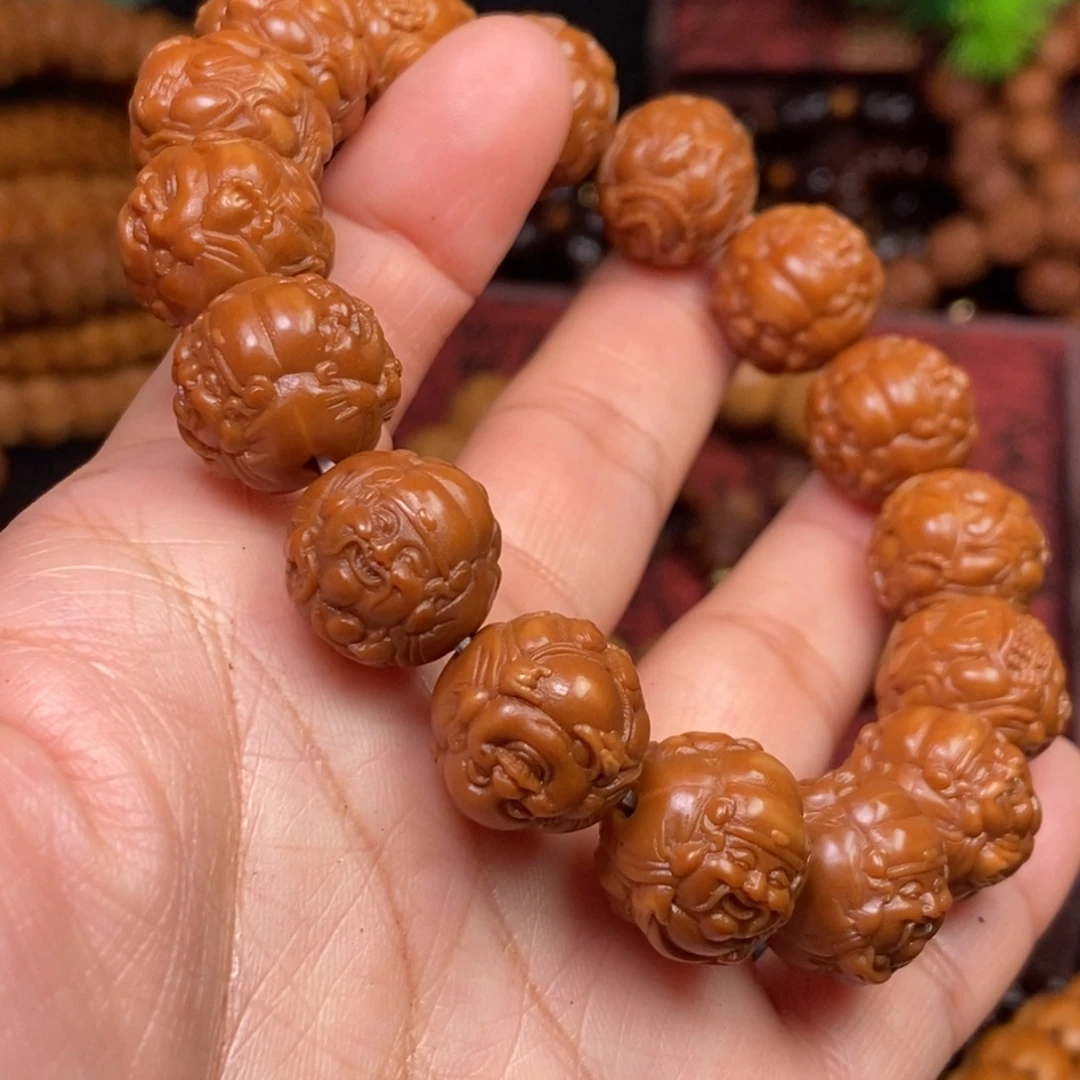 吊坠橄榄核橄榄核雕刻手串