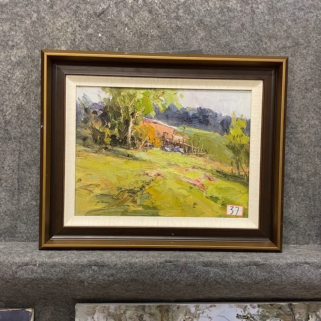 油画带外框画芯尺寸40x30cm