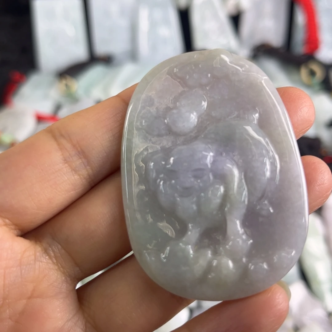 翡翠未镶嵌吊坠(不含链)瑕疵