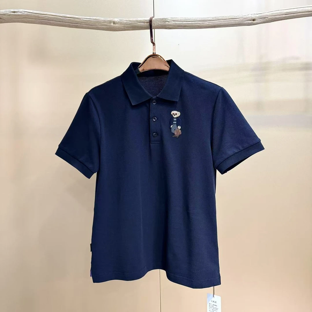 【金典名店】251561螺纹领半袖上衣