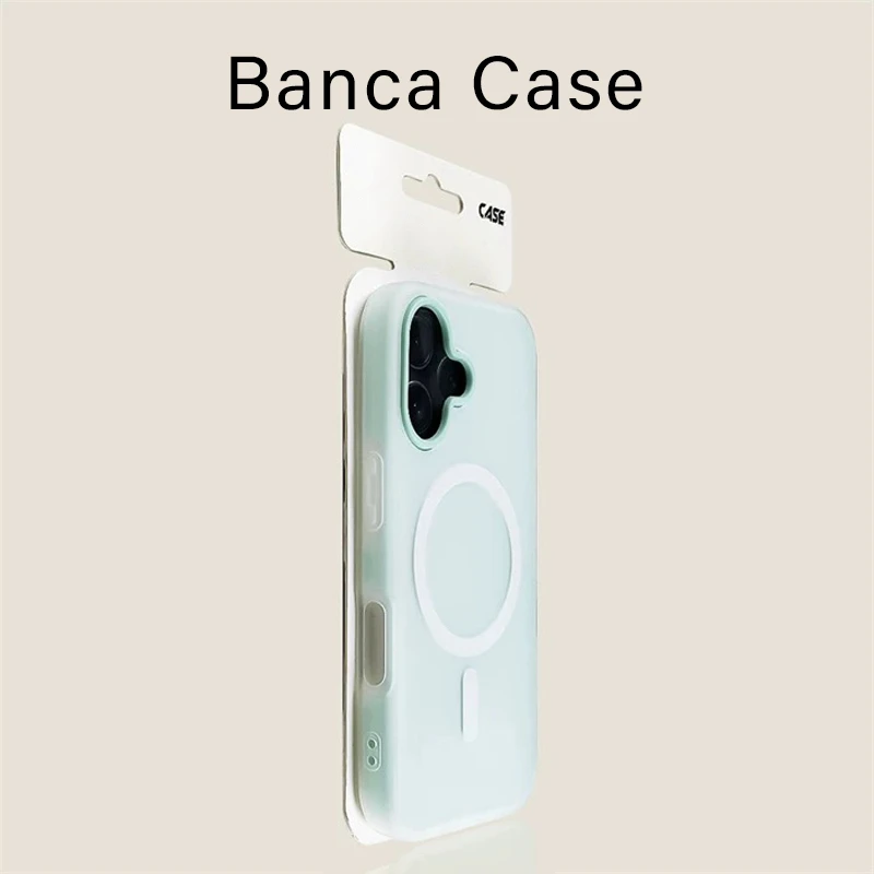 BANCA肤感果冻磁吸二合一适用苹果16/15promax手机壳iPhone14/13