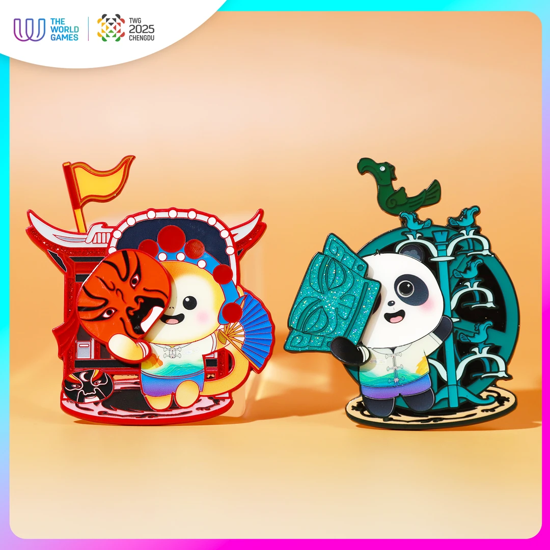 2025成都世运会-吉祥物蜀宝锦仔-冰箱贴【ZB】成都冰箱贴纪念品