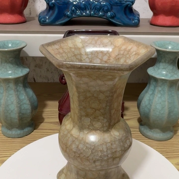 瓷片手工制作陶瓷摆件