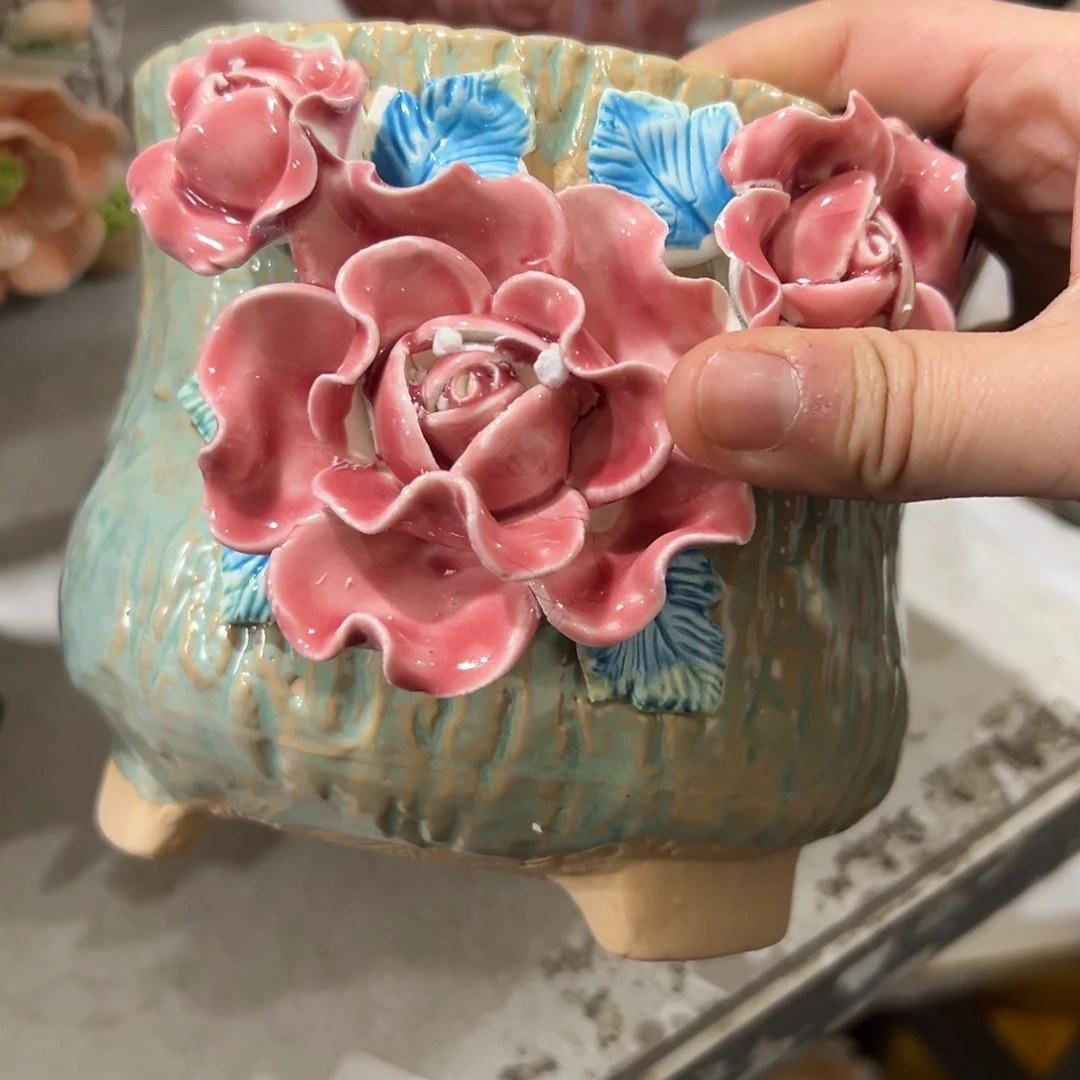满20米秒退拉黑花盆