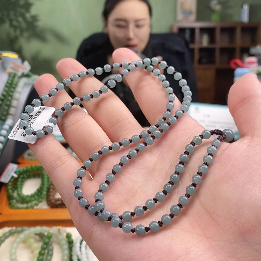 回***锁翡翠未镶嵌颈饰11