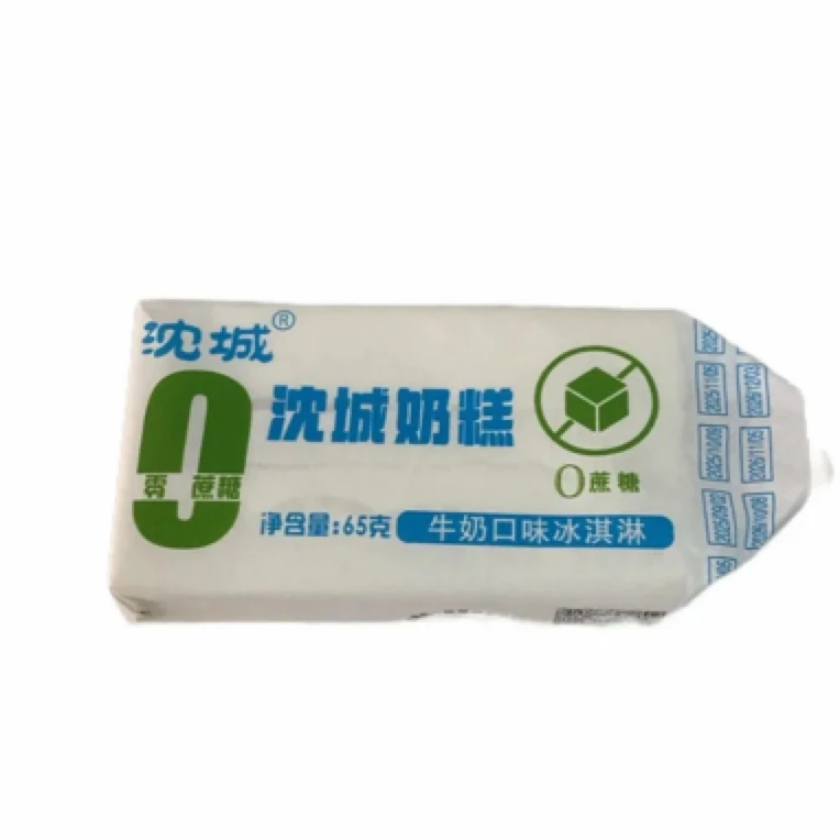 沈城 0蔗糖牛奶口味雪糕65g/支