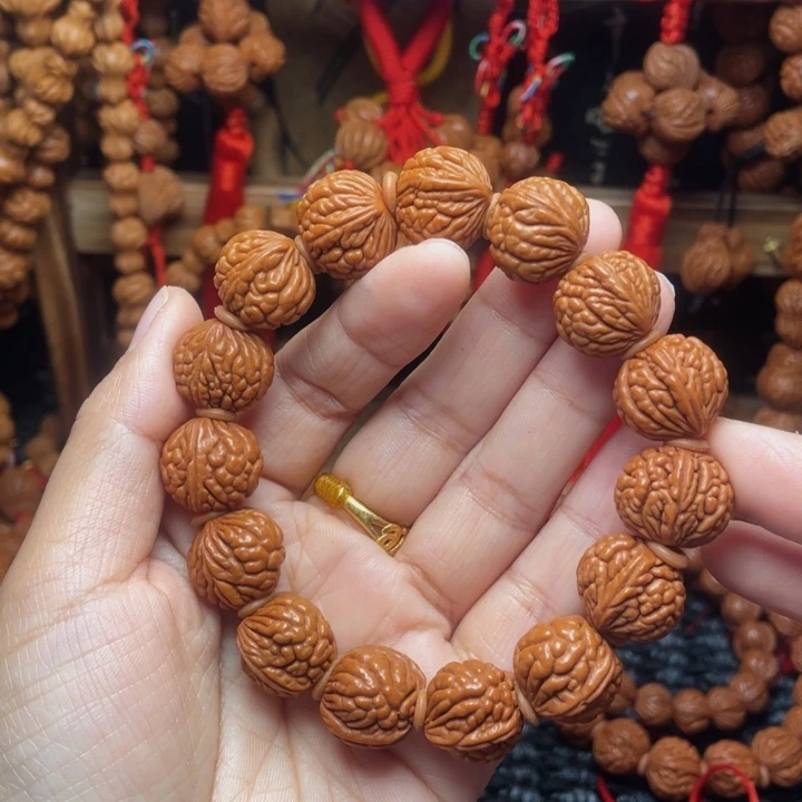 菩提籽类龙纹桃枭挂件