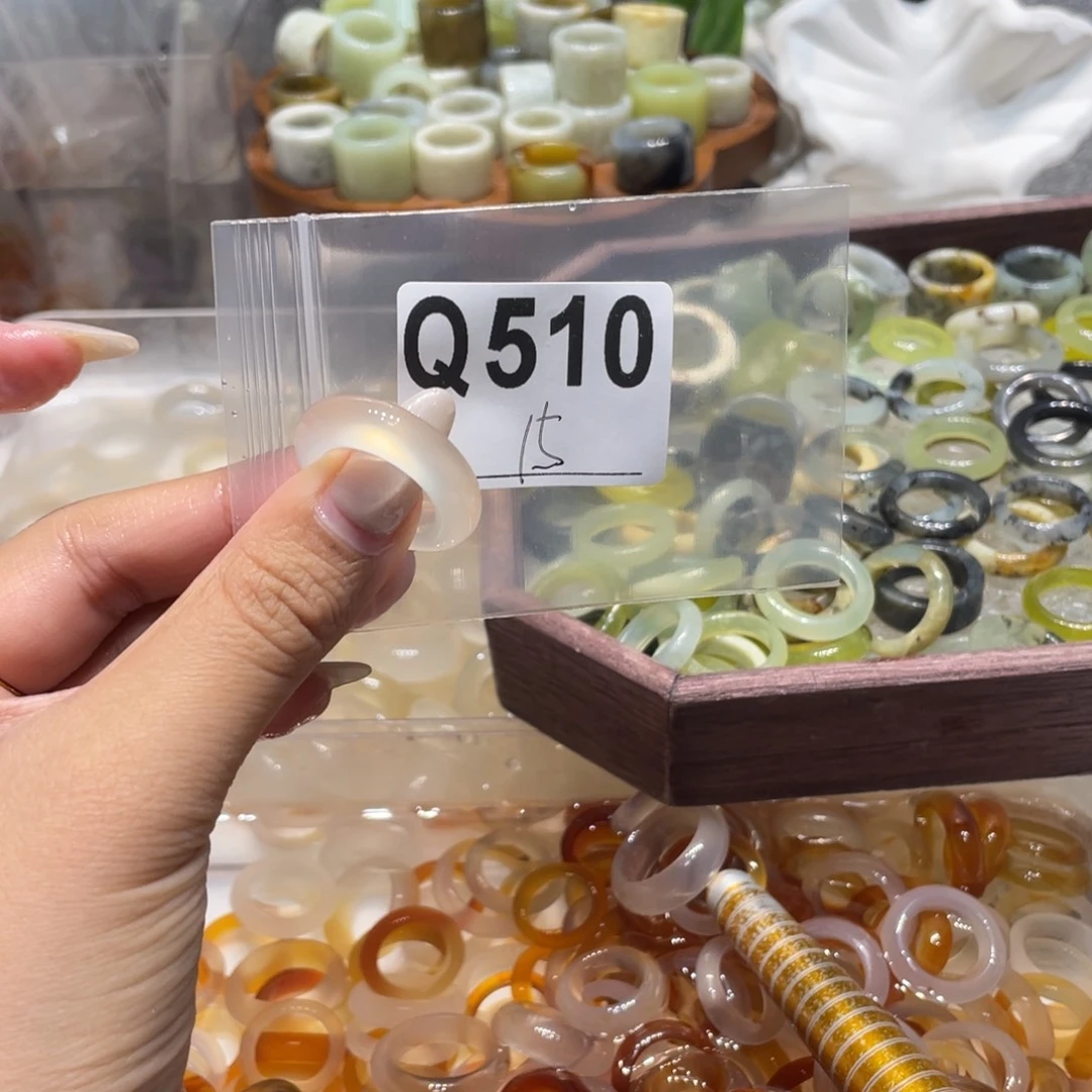 玛瑙/玉髓未镶嵌戒指510