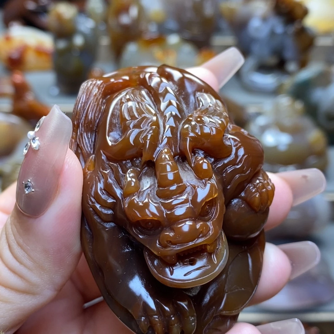 玛瑙/玉髓未镶嵌把件