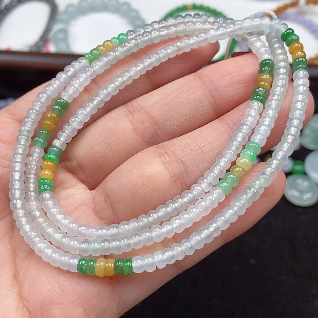 翡翠未镶嵌手串卡4