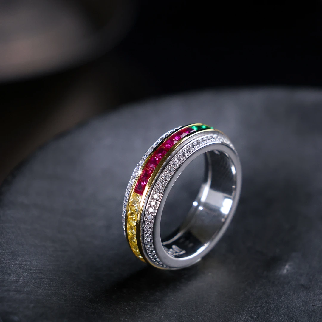 925银戒指 【思嘉】瑞聚五路 · 五路财神轻奢戒指 | GQ0059