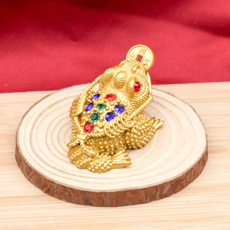 【大嫂工艺】三足蟾摆件创意禅意茶道家居办公室摆件装饰品礼品