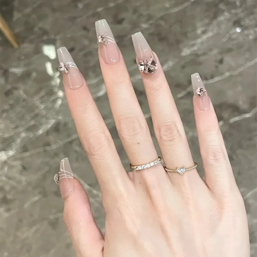 单指流沙美甲
