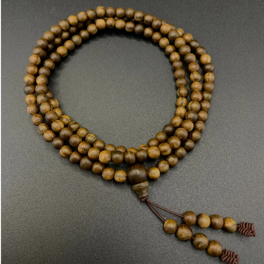 【见面礼】沉香手串5m多圈99沉老料海南莺歌绿奇楠圆珠多样性发其一