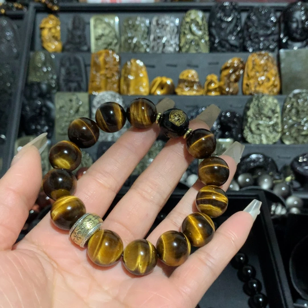 木变石（虎睛石）手链未镶嵌Y*