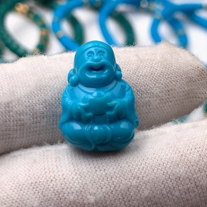 绿松石车挂未镶嵌