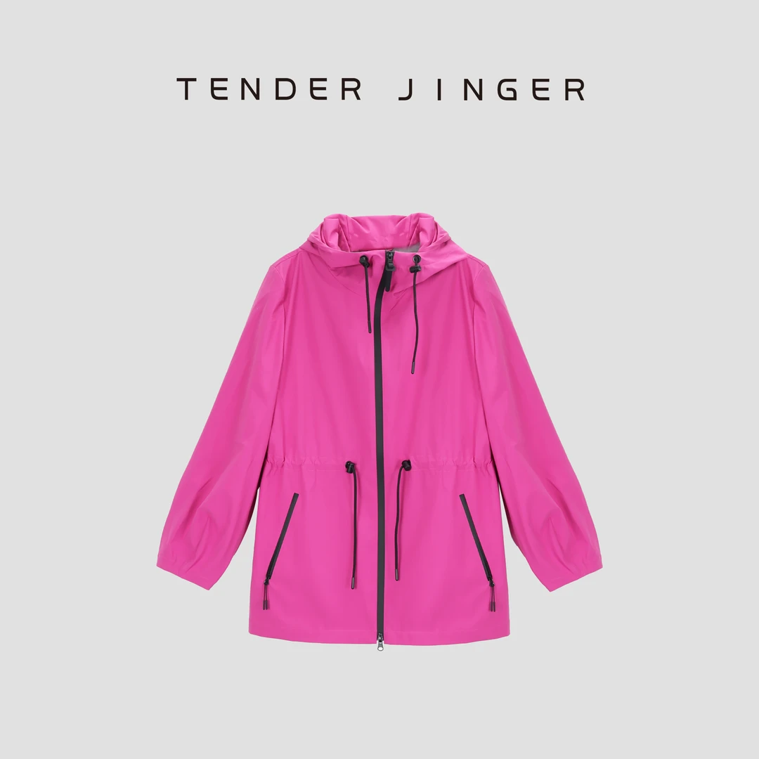 Tender Jinger【赏山川之美】户外三防收腰连帽冲锋衣T53AL41068