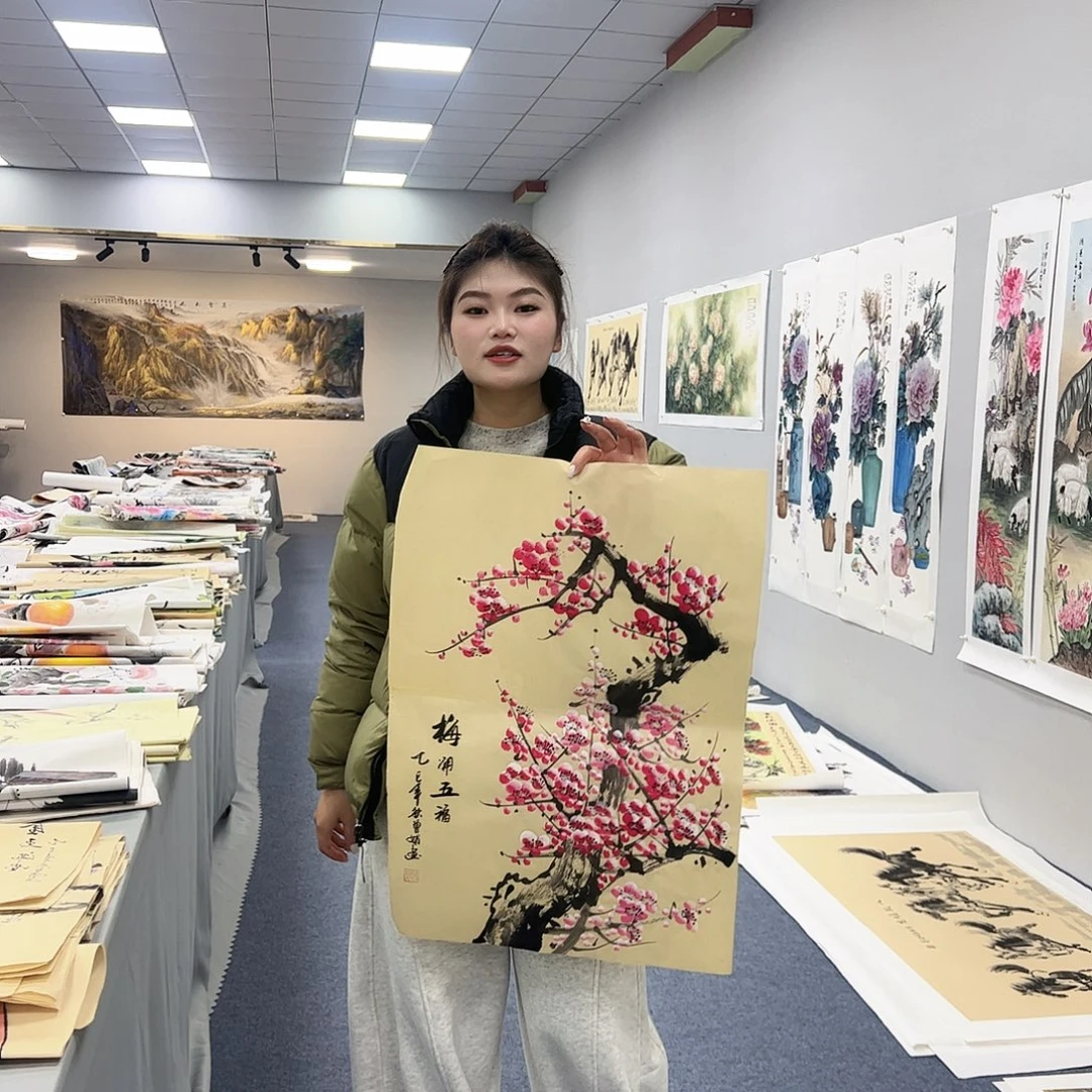 国画国画作品宣纸纯手绘