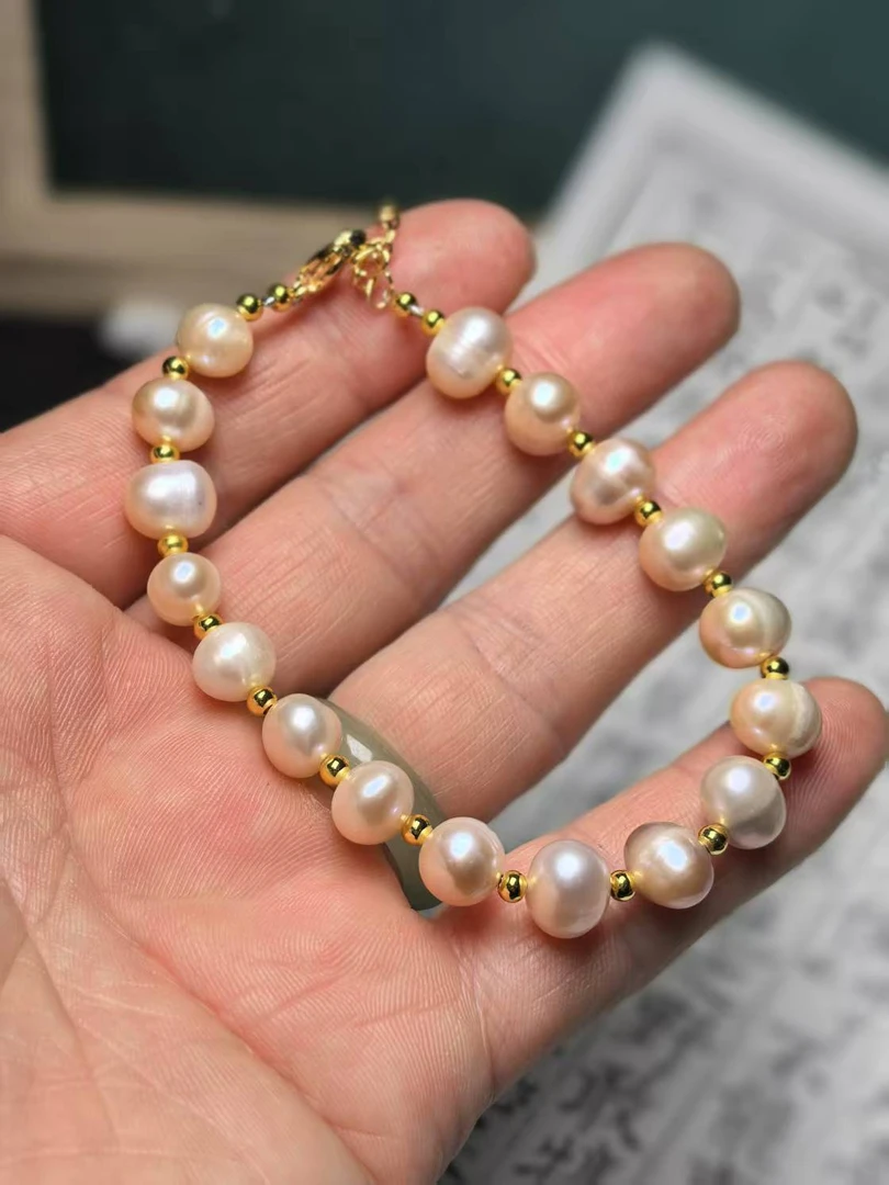 Z-3113巴洛克天然淡水珍珠手链小众设计高级感