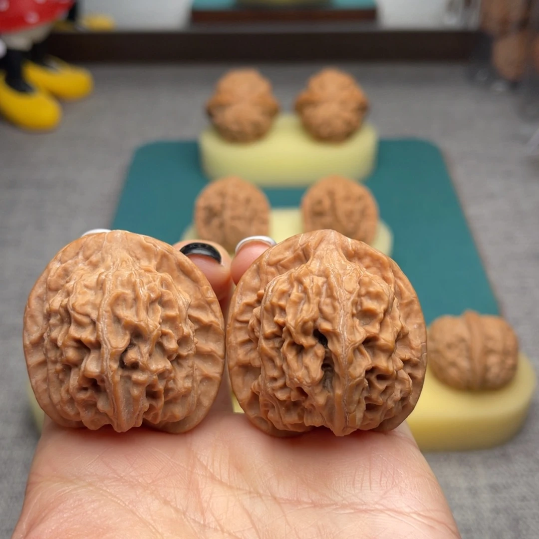 吊坠文玩核桃40二爷帽全品