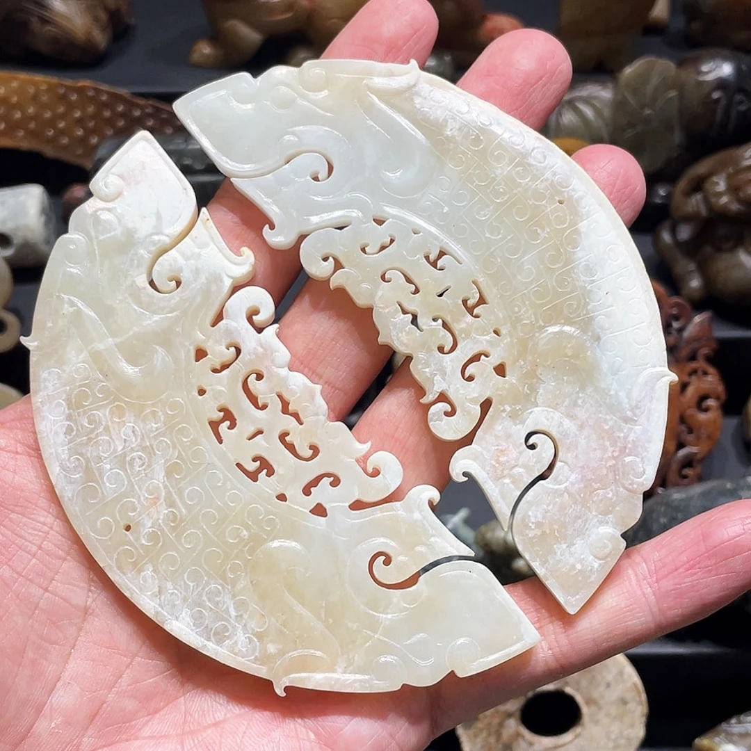 和田玉（糖玉）未镶嵌颈饰采**篱