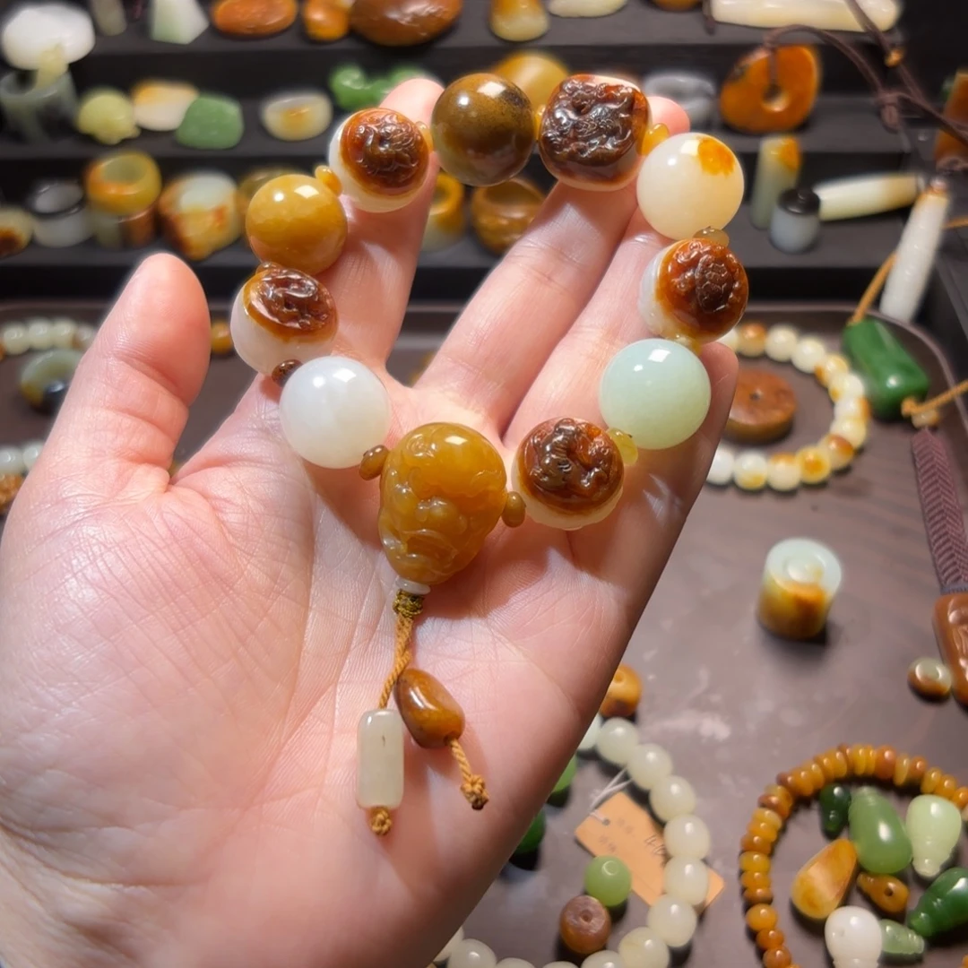 海***宁和田玉未镶嵌颈饰