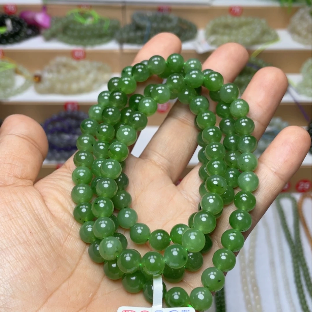和田玉颈饰未镶嵌8mm