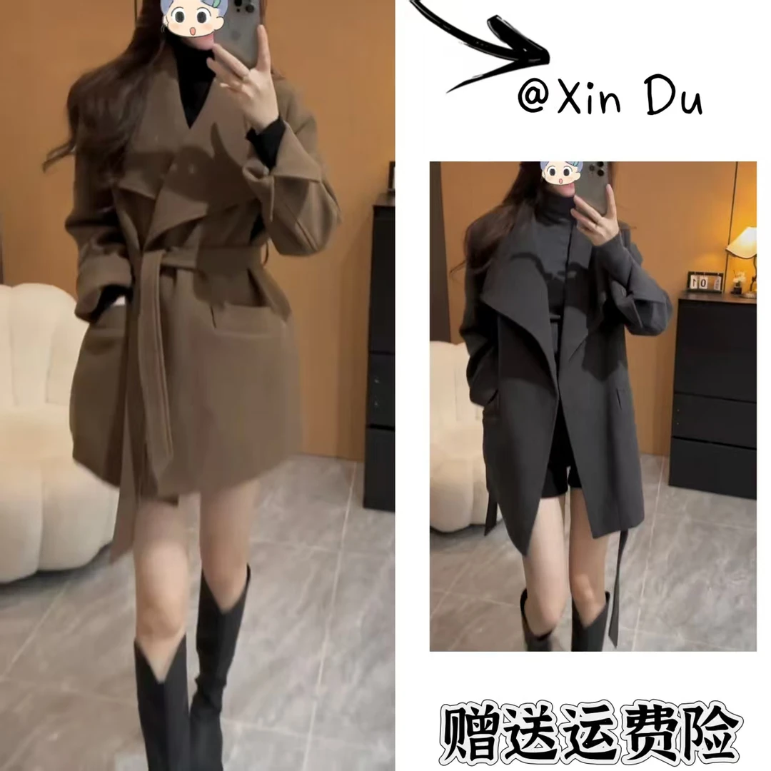 2025秋季新款时尚显瘦气质女士网红洋气外套百搭款D23567