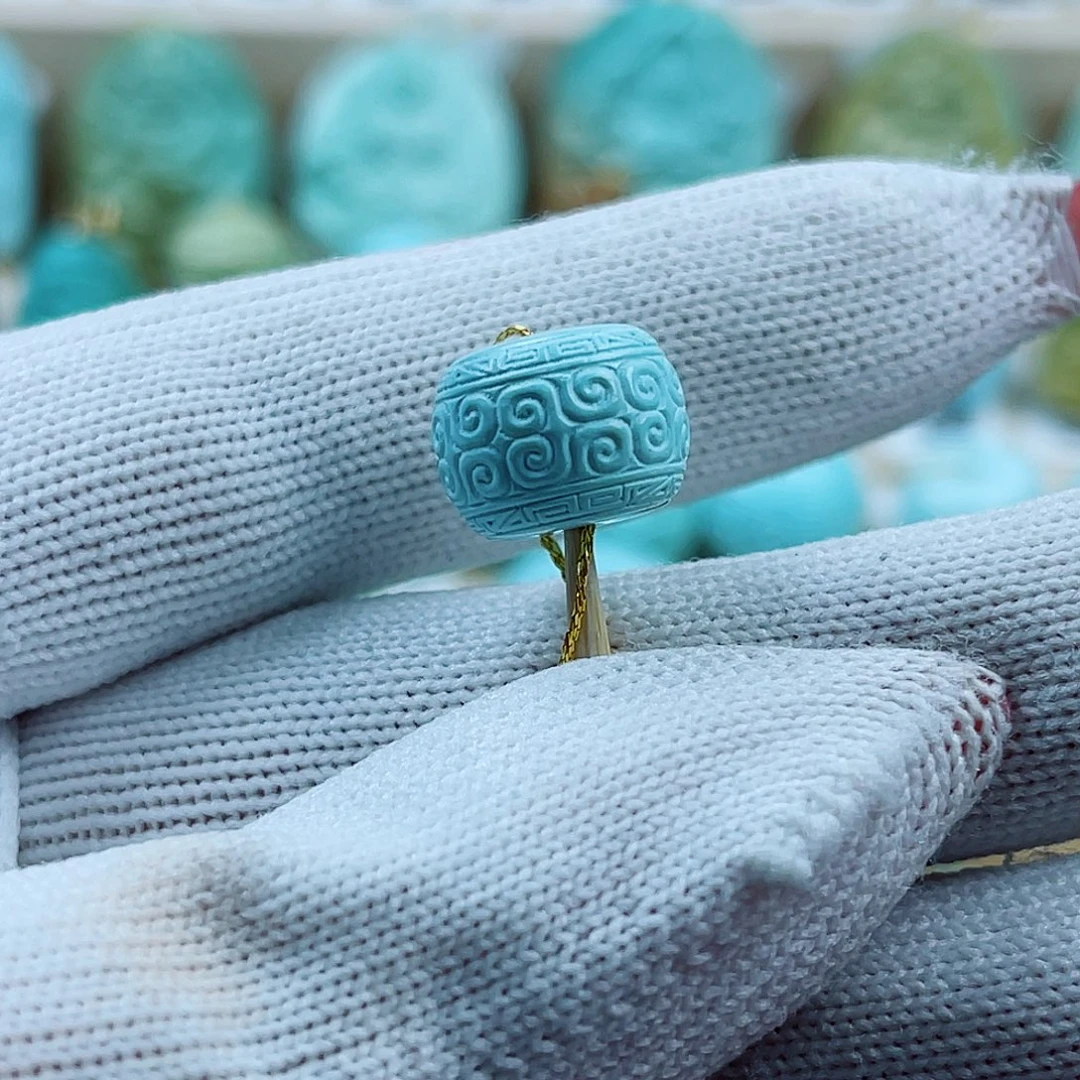 绿松石未镶嵌珠宝奇石配饰12.5✖️10