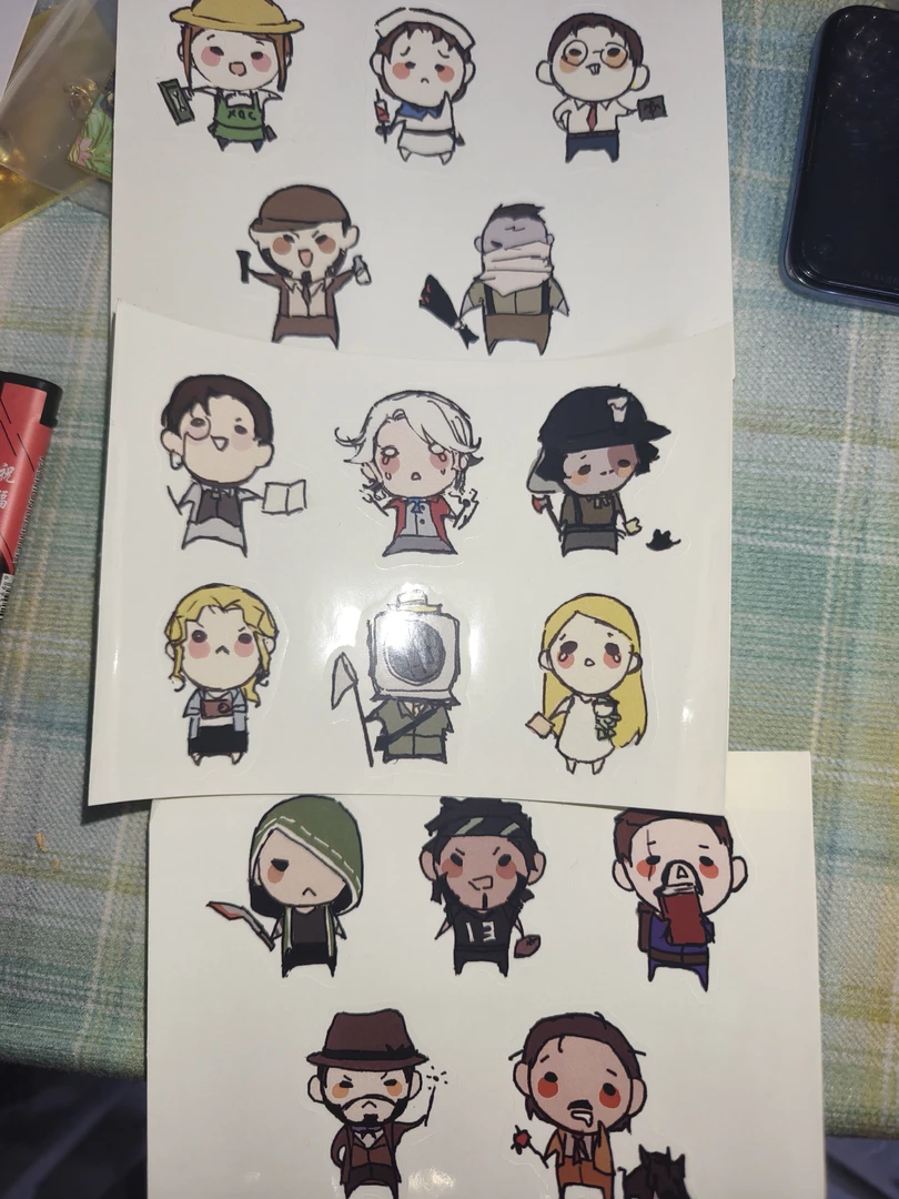 第五人格贴纸三张