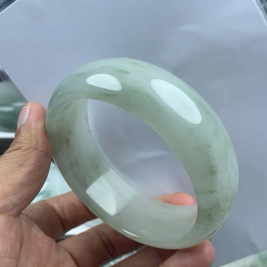 石英质玉（金丝玉）未镶嵌手镯