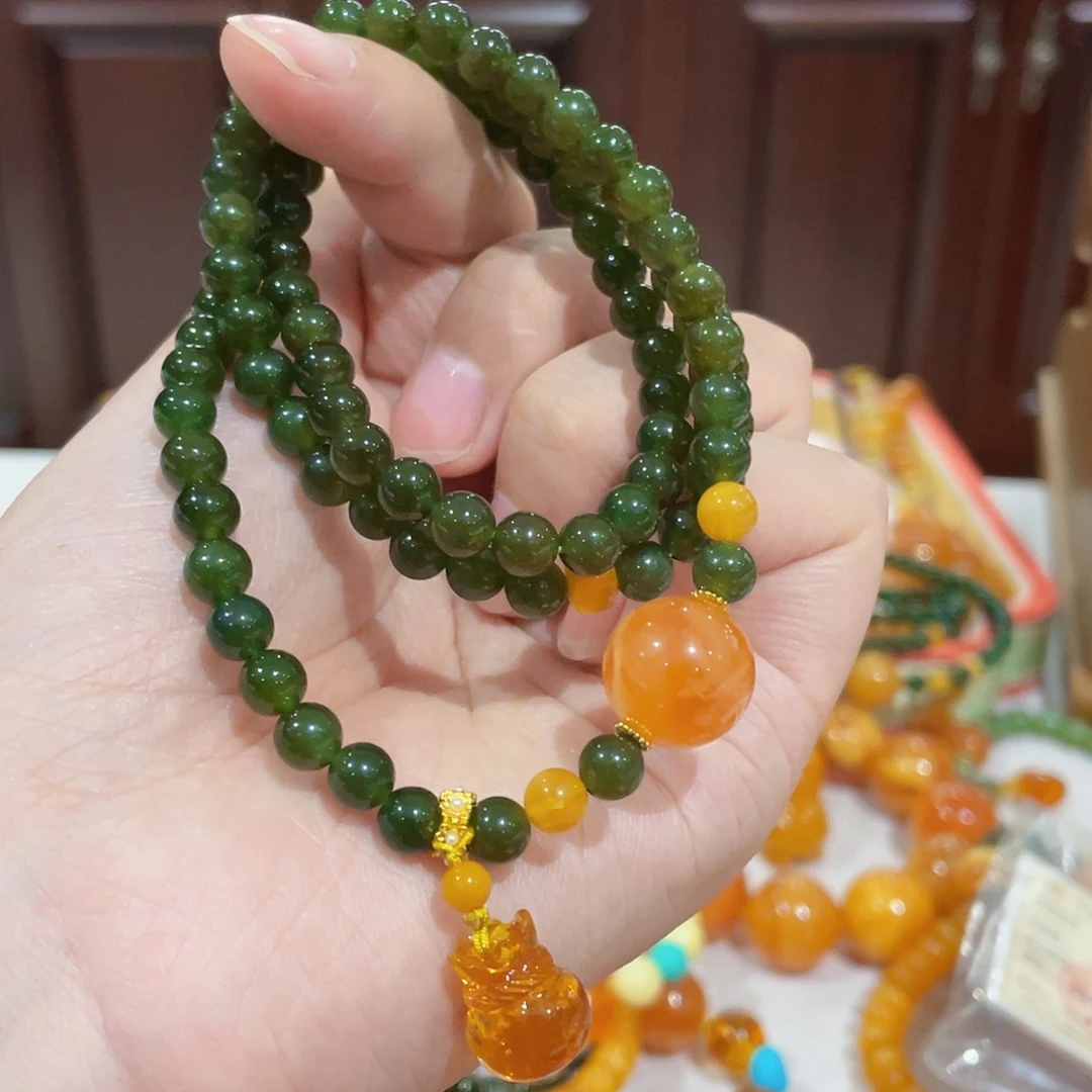 手链蜜蜡未镶嵌手串