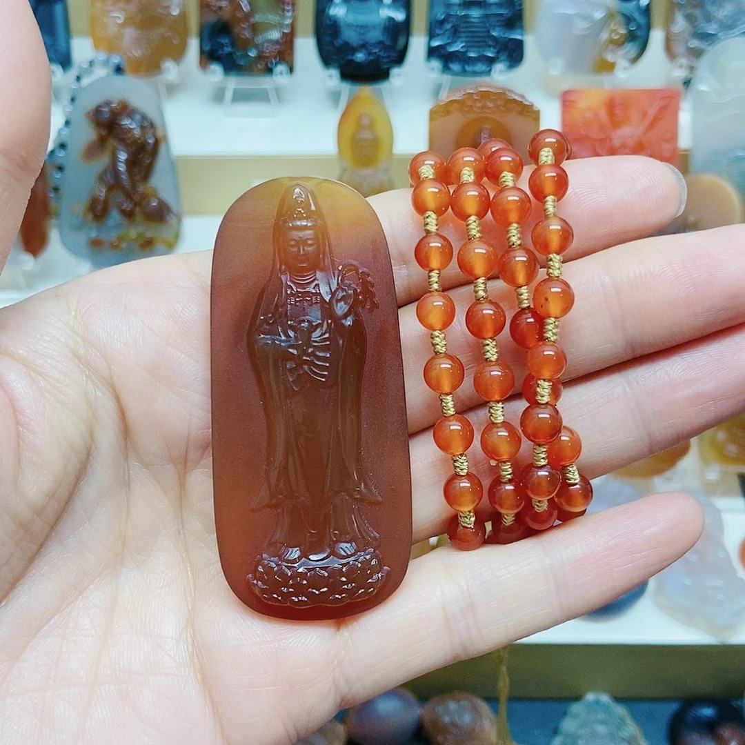 玛瑙/玉髓颈饰未镶嵌用****5