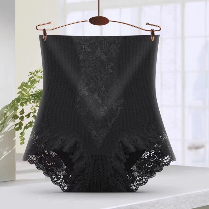 【锦衣服饰 】168提花收腹裤提臀蕾丝无痕塑身裤