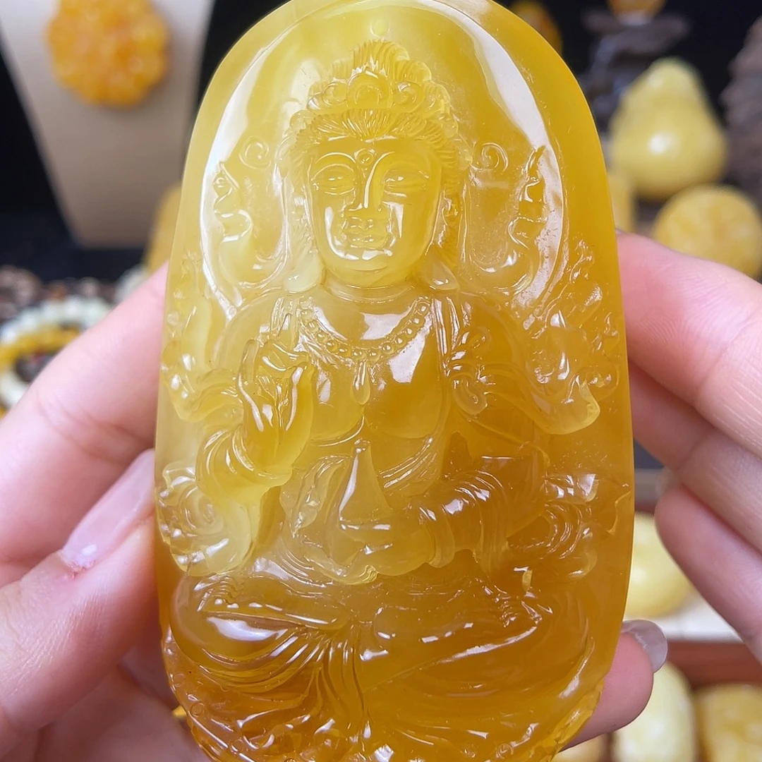 琥珀未镶嵌珠宝奇石