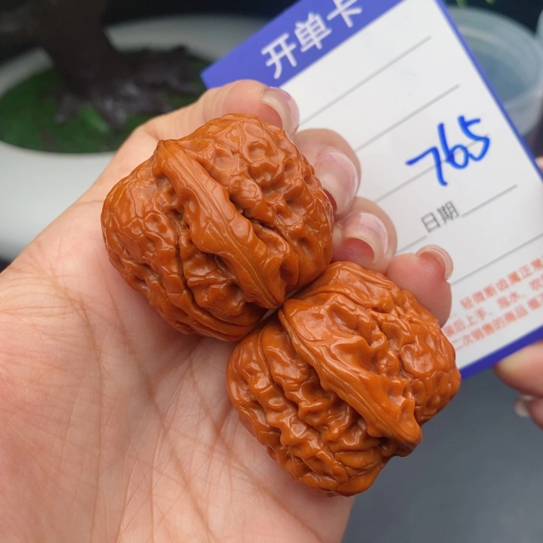 文玩核桃把件35甲骨文765