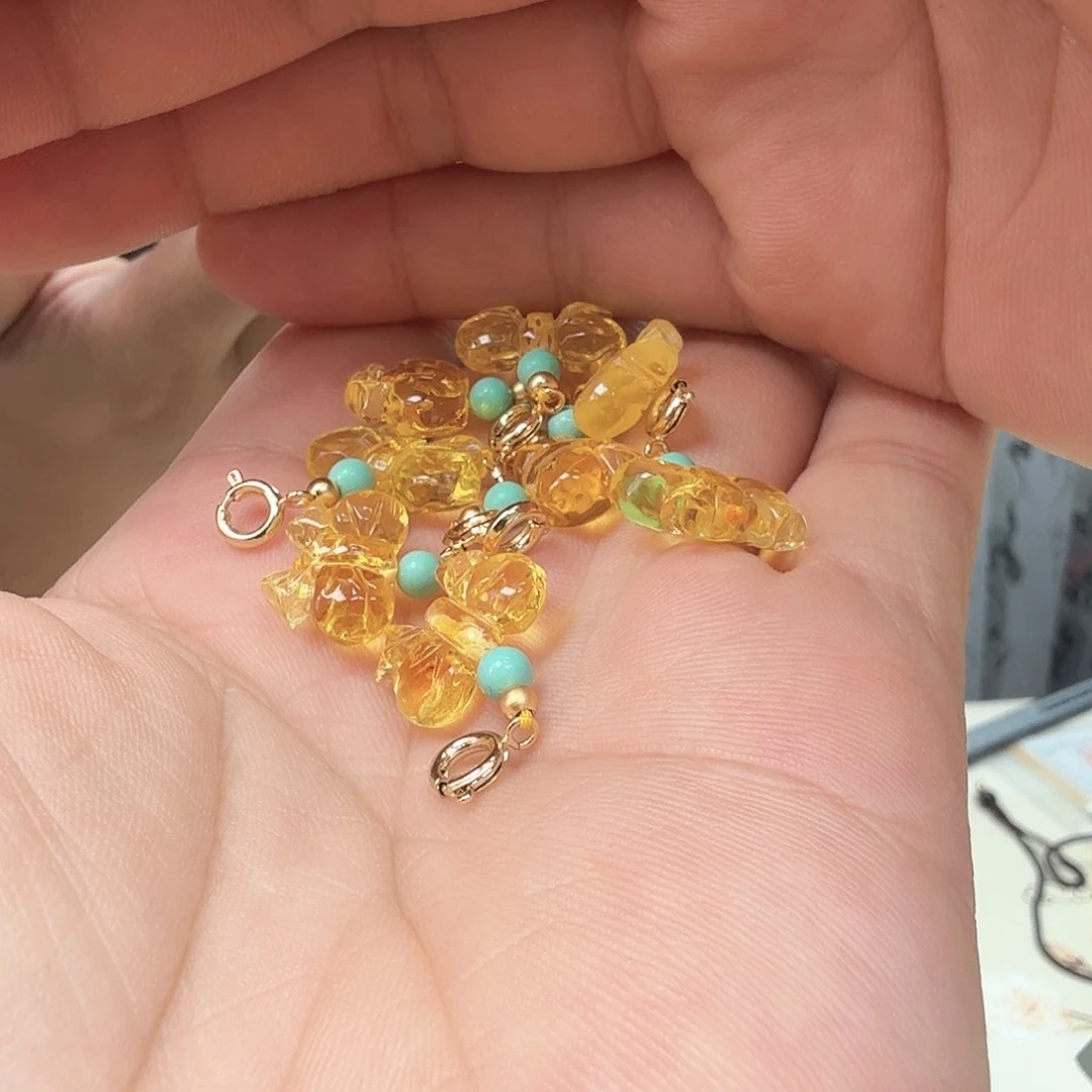 琥珀裸石未镶嵌多样性发一