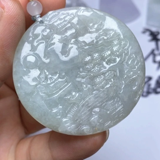 颈饰未镶嵌翡翠翡翠