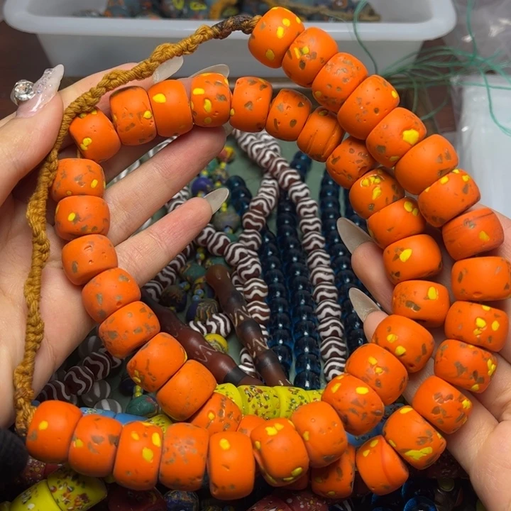 琉璃颈饰4891 琉璃一条