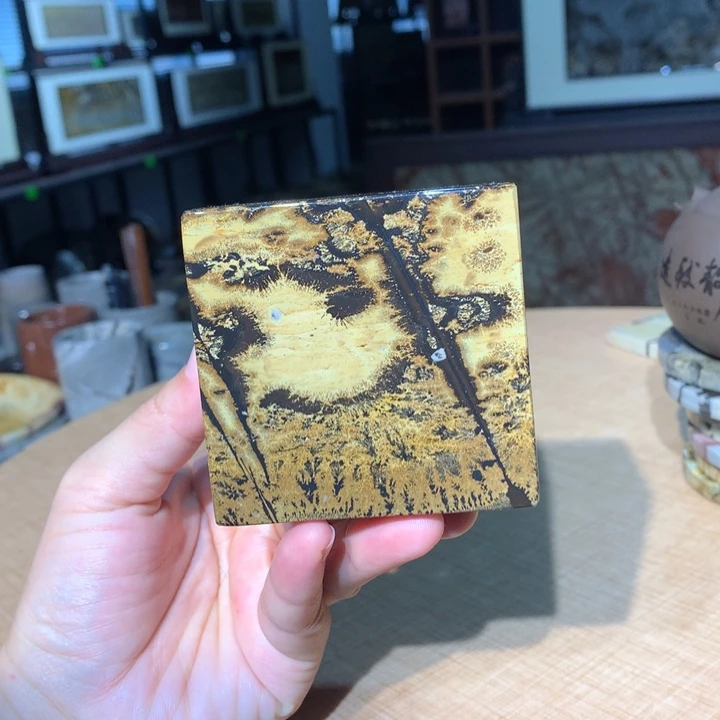 ，广西国画石摆件，收藏观赏