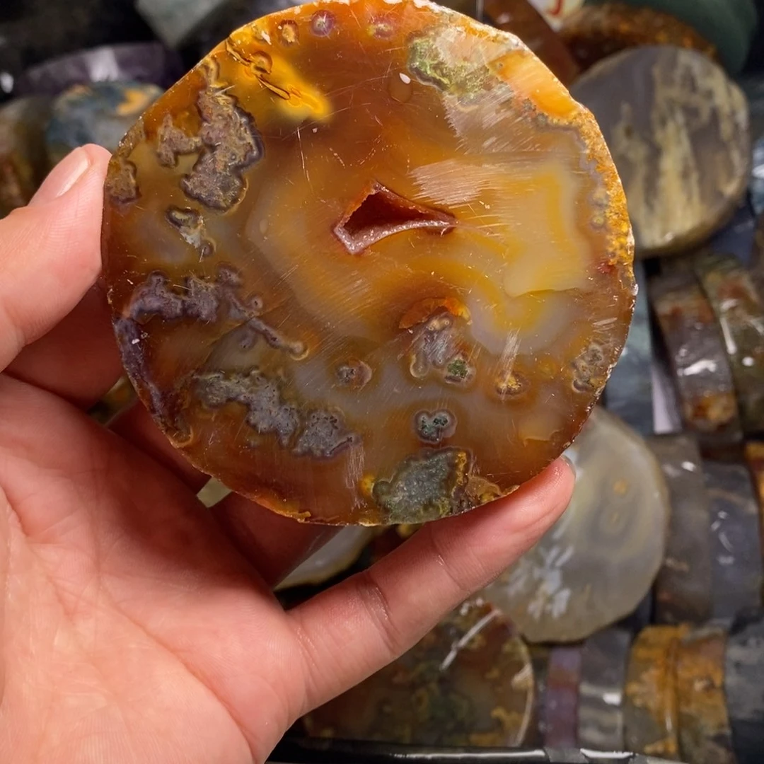 定制玛瑙宁**海天然水草玛瑙手镯