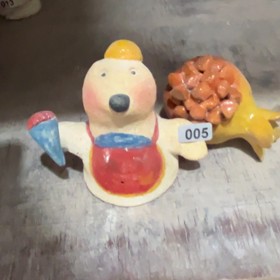 摆件纯手工抽象陶瓷摆件微瑕005组合