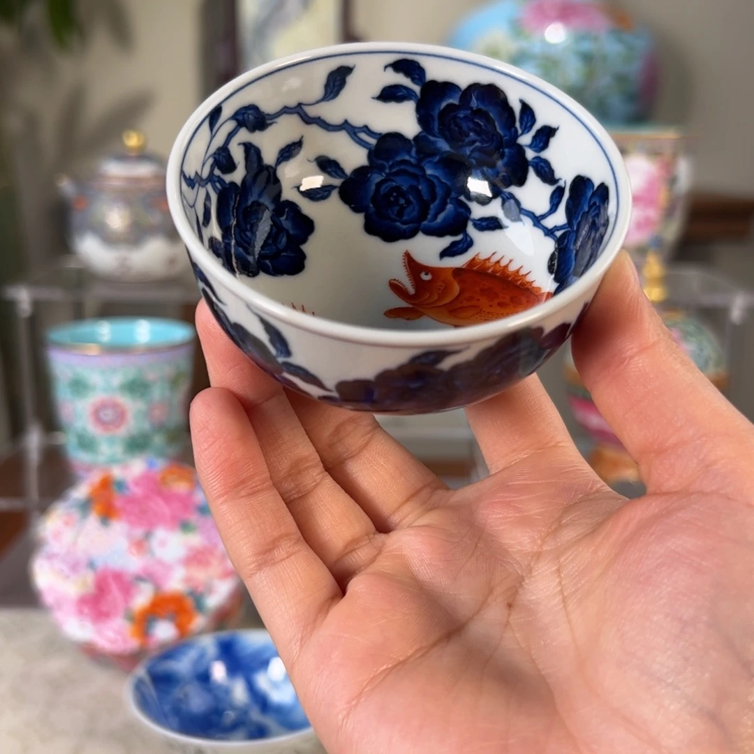 纯手工手绘 高端茶器