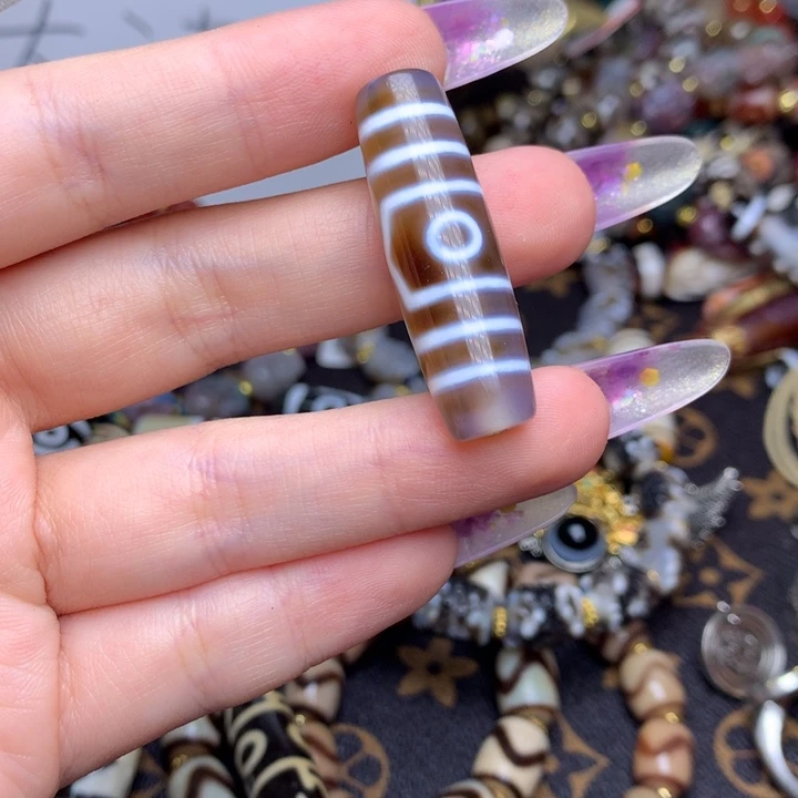 玛瑙/玉髓未镶嵌发一条