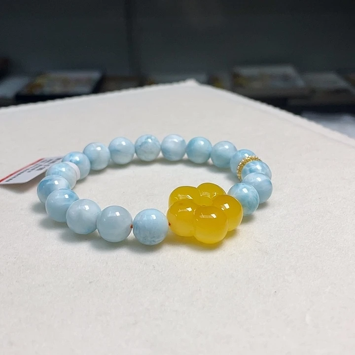 蜜蜡未镶嵌裸石蜜蜡手串