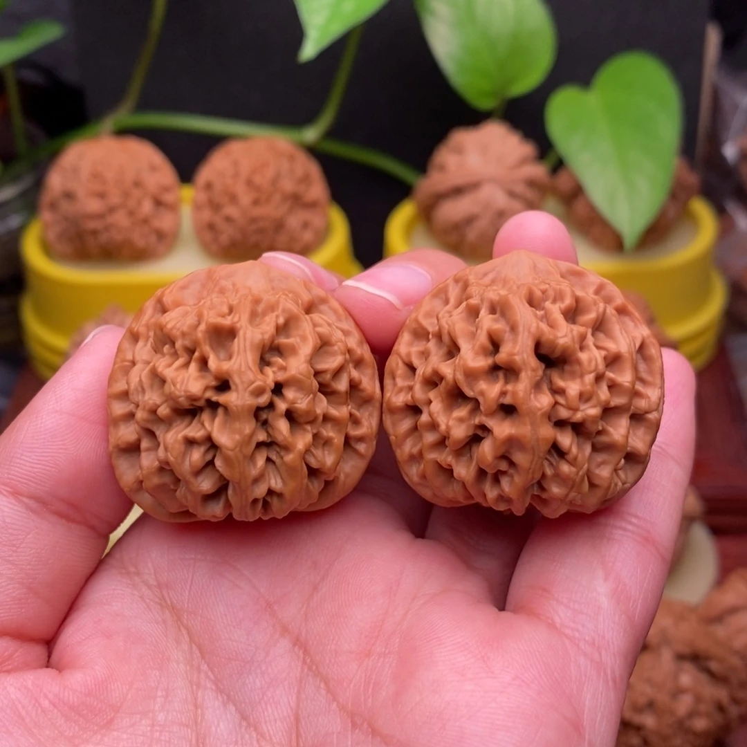 把件文玩核桃35“野生”秦闷